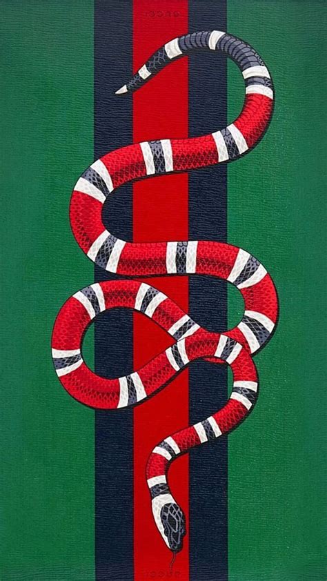 gucci snake wall art